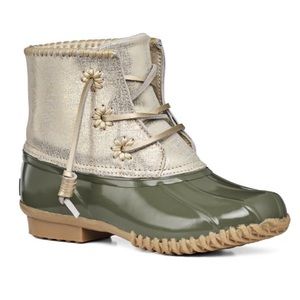 Jack Rogers Chloe Boot (Brand New, Olive, Size 7)